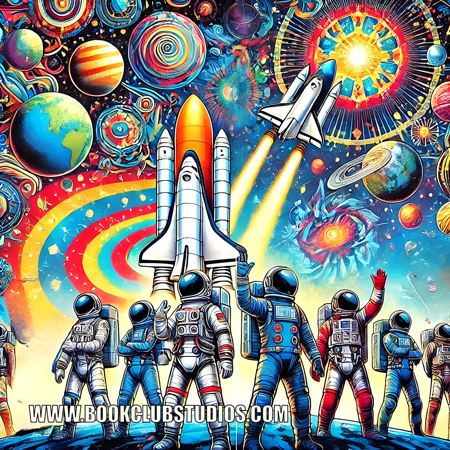 International Space Federation - Coloring Book - By BookClub Studios