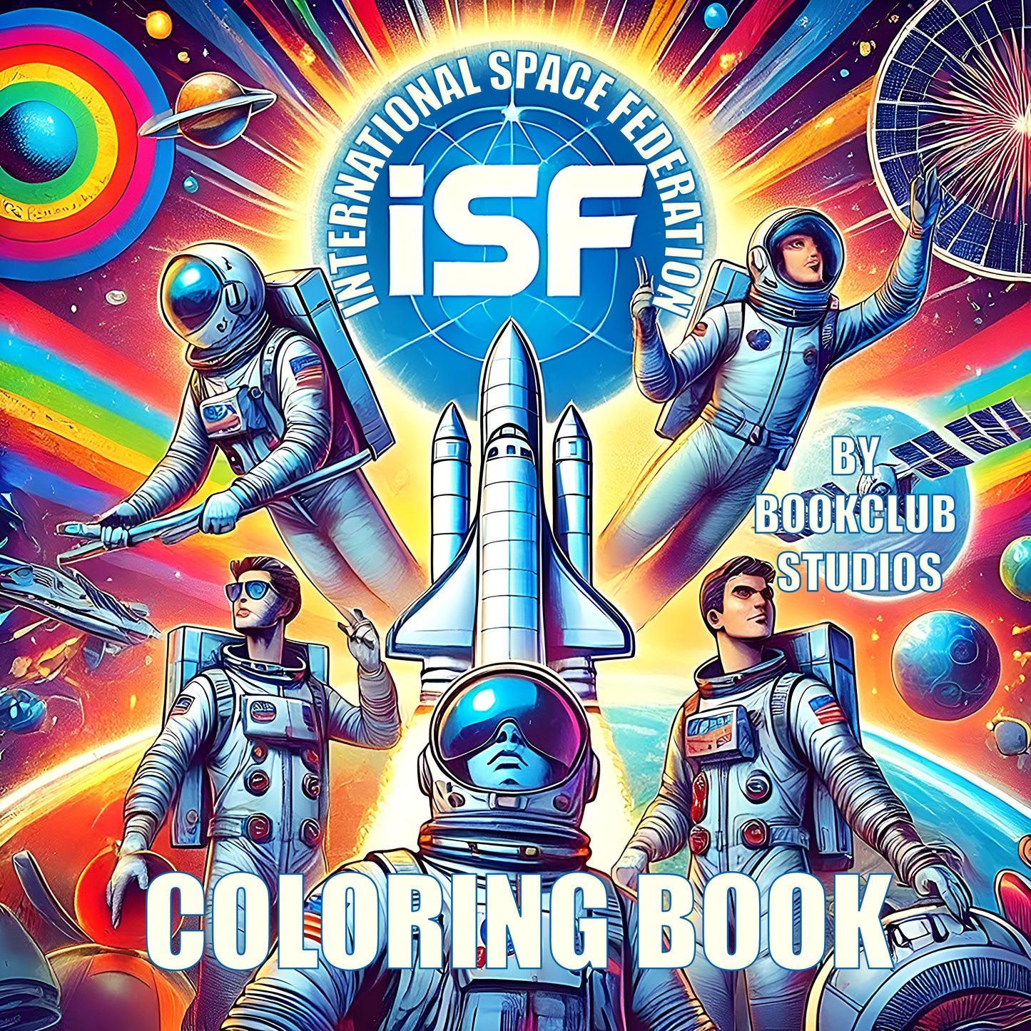 International Space Federation - Coloring Book - By BookClub Studios