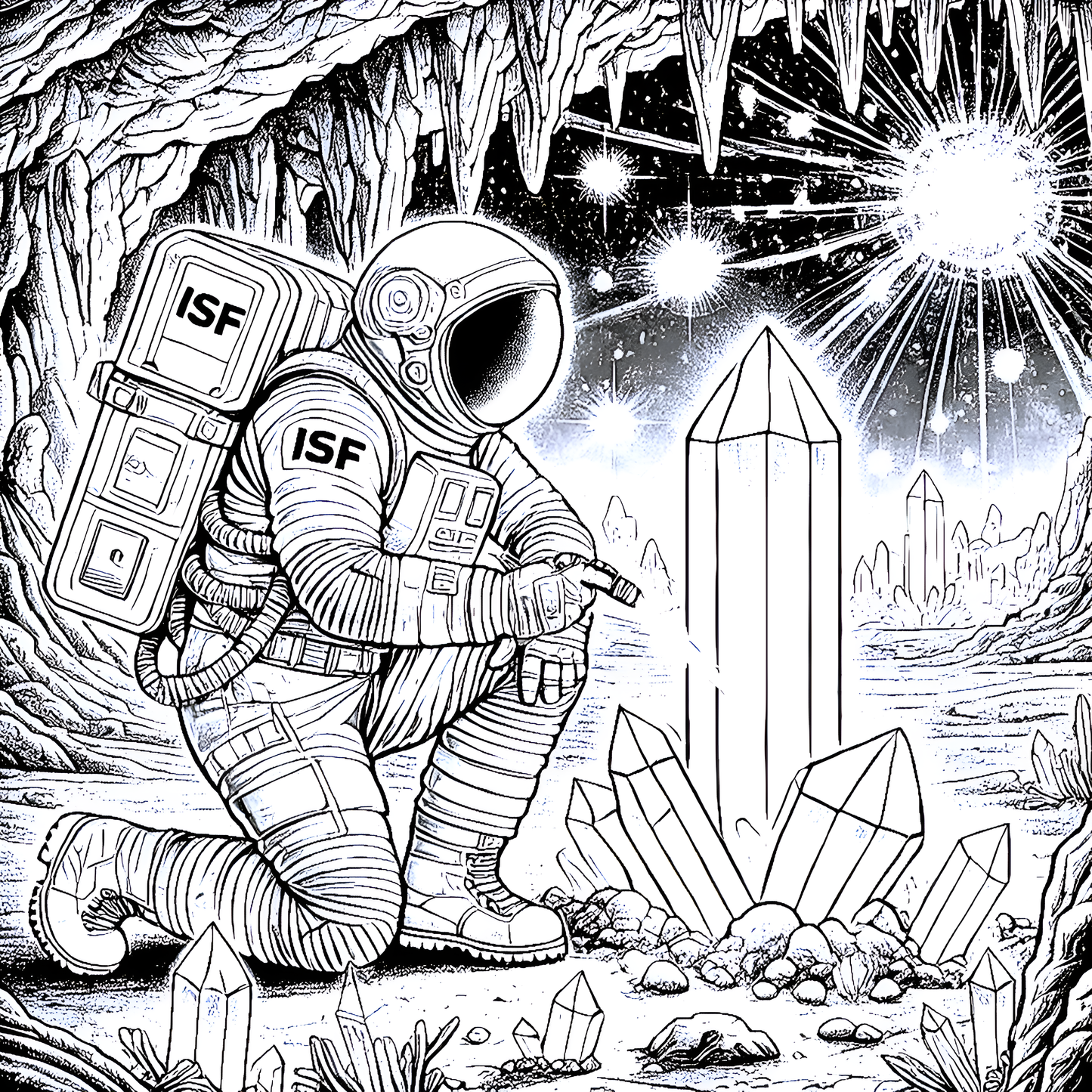 International Space Federation - Coloring Book - By BookClub Studios