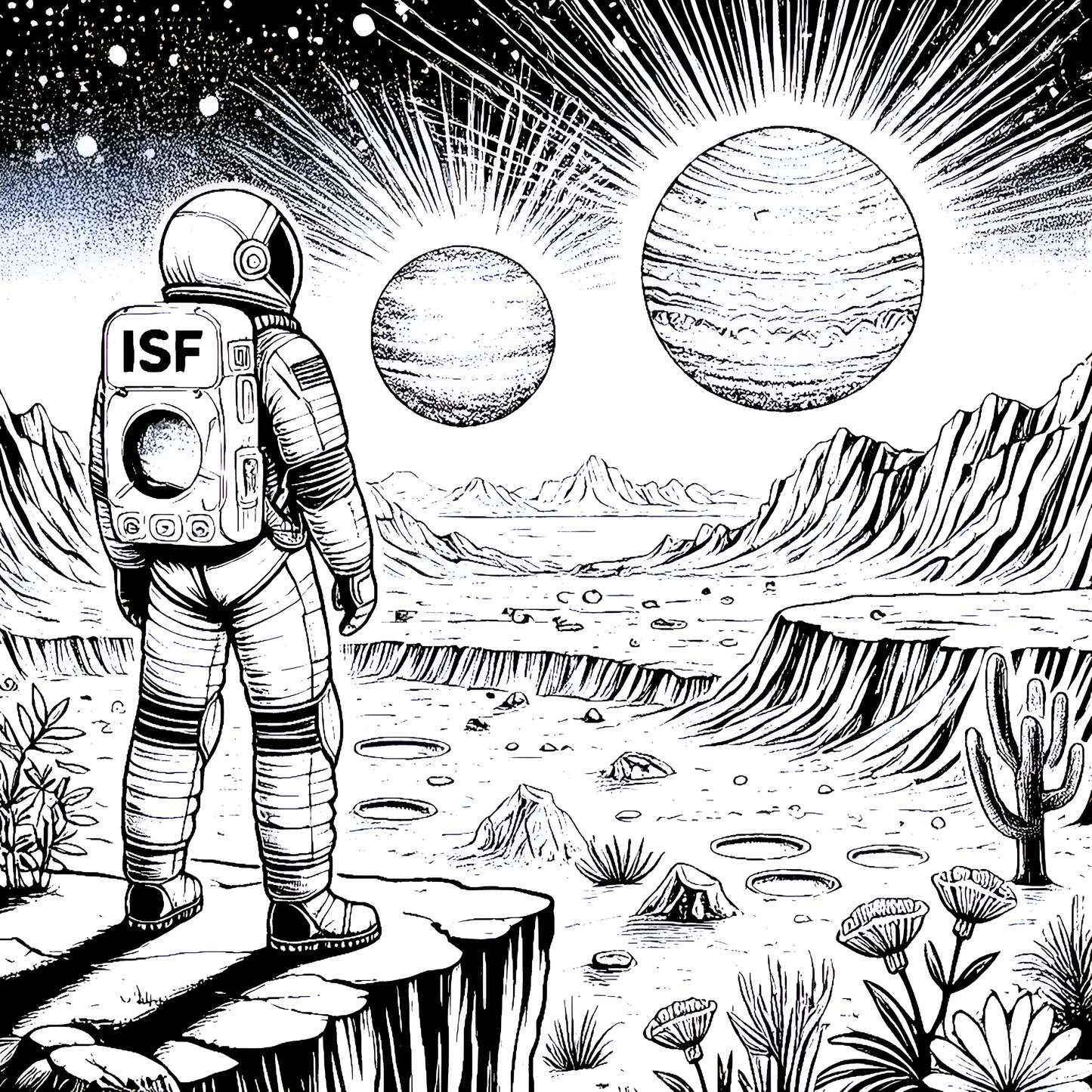 International Space Federation - Coloring Book - By BookClub Studios