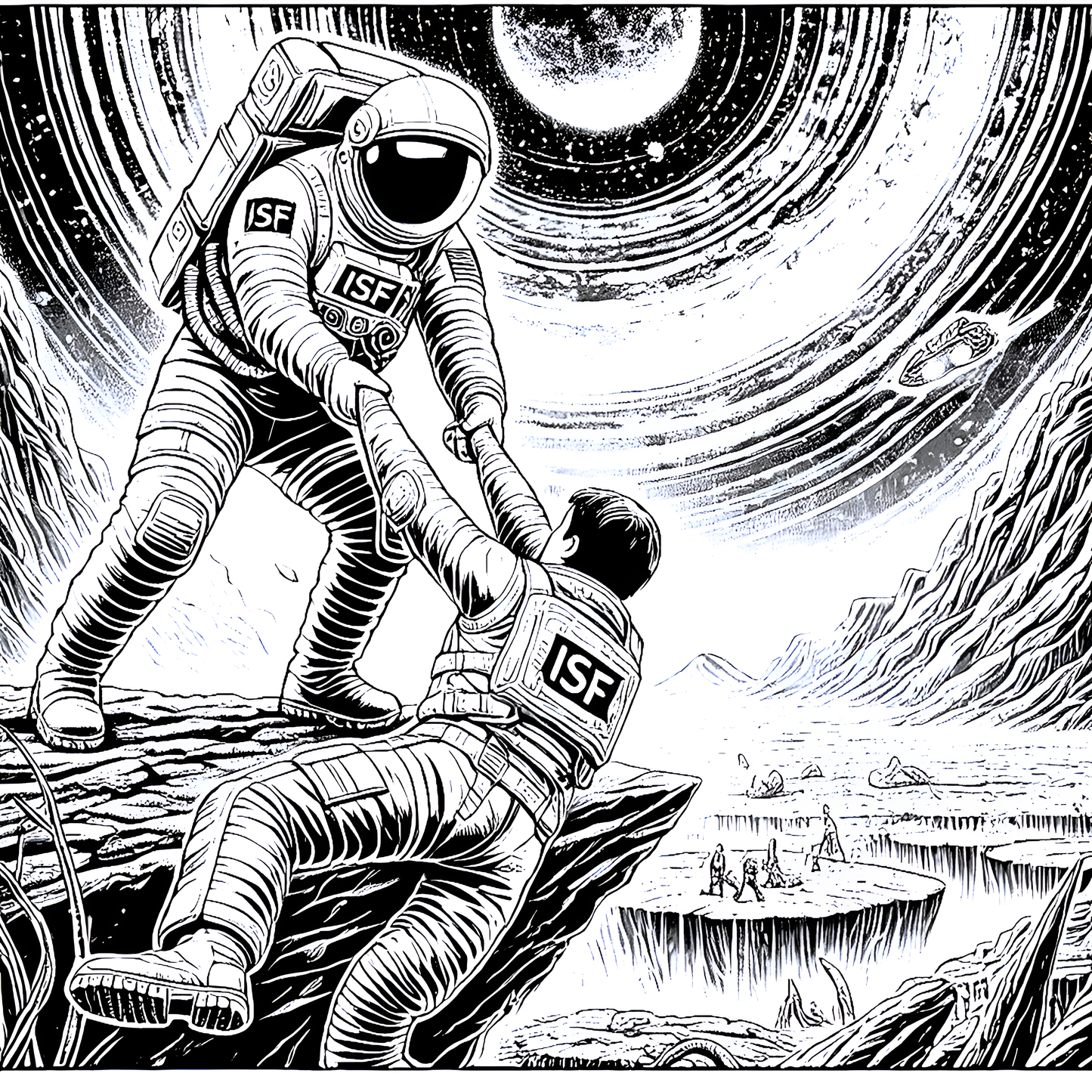 International Space Federation Coloring Book - Free Preview