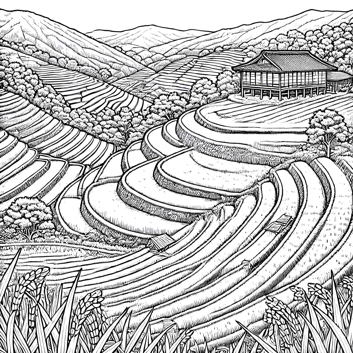 Color In Japan Coloring Book - Free Preview