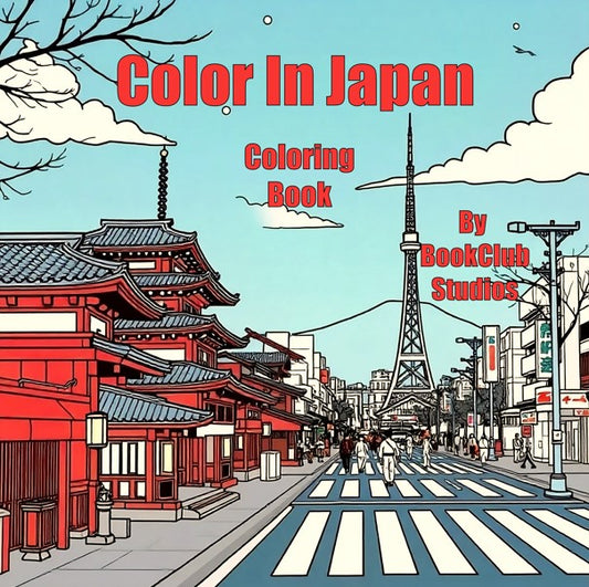 Color In Japan Coloring Book - Free Preview