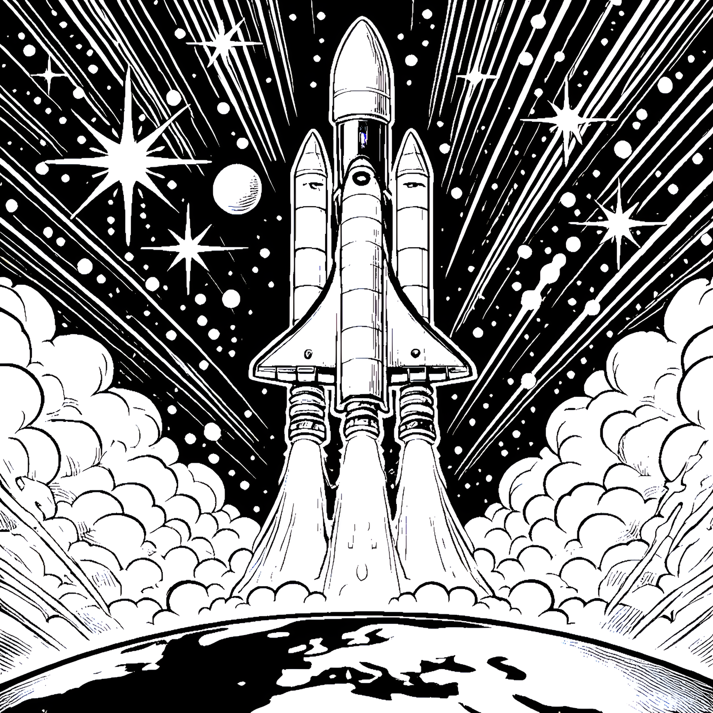 International Space Federation- Full Coloring Book (100 Pages)